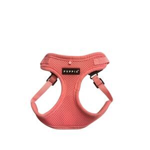 NWT Puppia Life Smart Tag Pink Soft Dog Harness C PARA-HC1533 Mesh No-Pull